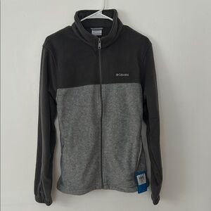 Columbia Charcoal and Black Fleece Jacket